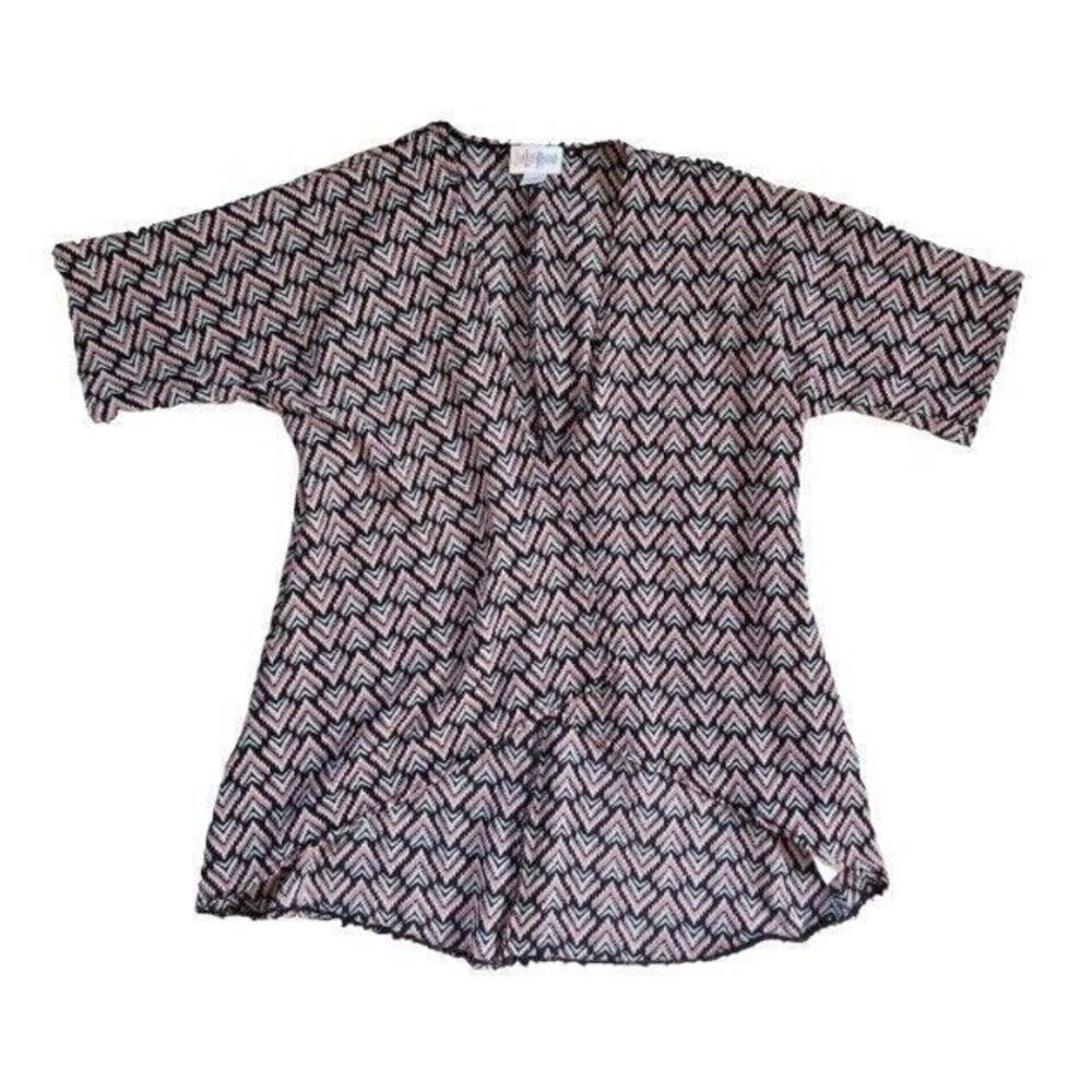🦄3/$15🦄 LuLaRoe Girls Bianka Open Front Kimono, Size 2 (6-10) New NWT